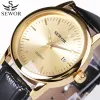 Kits sewor luxe marque mode masculine occasionnel regarde automatiquement mécanical watch date date horloge bracele