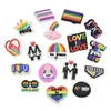 Anime charms wholesale childhood memories LGBT funny gift cartoon charms shoe accessories pvc decoration buckle soft rubber clog charms