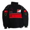 오토바이 의류 F1 재킷 팀 공동 브랜드 레이싱 슈트 남성 긴 소매 따뜻한 레트로 자동차 작업복 겨울 면화 드롭 배달 MOBI AUT OTHIK