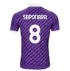 23 24 Fiorentina Soccer Jerseys Nico Beltran 2023 2024 Florence Jersey Jorko Mina Kayode Duncan Arthur Gonzalez Sottil Men Kid Kit Kit Football Shirt Kit Maglia