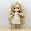 Dolls ICY DBS Blyth Doll 1/6 bjd toy blonde hair joint body side parting hair shiny face 30cm girls gift anime