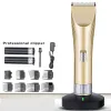 Clippers Electric Hair Clipper Professional laddningsbart hårtrimmer keramiska blad salong frisör frisörverktyg