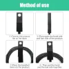 Bags 6/10/12Pc Heavy Duty Reusable Extension Cord Holder Organizer Hook Loop Storage Cable Strap Home Cord Tool with Sshaped Hook