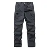 Men's Pants Mens Military Cargo Pants Summer 2024 Work Wear Loose Solid Color Casual Joggers Straight Multi-Pocket Overalls Sport Trousers Y240422