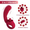 Stimulateur de clitoris en gros 2 en 1 stimulateur clitoris léchage G