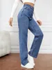 Jeans femminile 2024 American Vintage Denim High Drive Drivery Casual Pantaloni femminile Y2K Pants All-Match Punk estetico Vaqueros