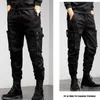 Men's Pants Outdoor overalls men mountaineering loose-fitting straight-leg big size bound shock pants Y240422VHL6