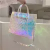 Sac de plage de designer Single Bodage Crossbodybag à main pour femmes Luxury NOUVEAU SAG COLORFUR SAGLE ACRYLIQUE SAG TOTER