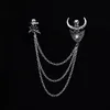 One Piece Ghost Head Skeleton Chain Spettaio Cine Film Anime Giochi Pins Hard smalta raccolta battitore di backpack con cappello da zaino in metallo badge.