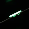 Accessori 100pcs SS/S/M/L/XL/XXL LIGHT FLUORESCENT Stick 2 in 1 clip snap sulla punta della pesca Stick bagliore per la notte Tackle di pesca di pesca 00074