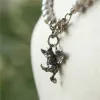 Pendants Mistletoe 925 Sterling Silver Vintage Flying Cat Pendant Dangle Charm Jewelry