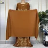Summer Abaya för kvinnor Casual Short Sleeve Soft Cotton Dress Dubai Kaftan Loose Lady Maxi Islam African Dress With Big Scarf 240422