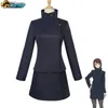 Anime kostymer kaisen ieiri shko cosplay come kläder hallown roll play ieiri shko klänningar gymnasium uniform kjol y240422