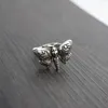 12pcs anello di farfalla di dito gotico anello morto teschio teschio falena per donne 240420