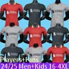 The RedsMohamed Salah Darwin Nunez 24 25 Home and Away Soccer Jersey Dominik Szoboszlai Andy Robertson Alisson Becker Joe Gomez Joel Matip Curtis Jones kids Kit 951