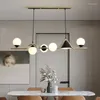 Chandeliers Retro Chandelier For Dining Room Kitchen Counter Home Decoration Indoor Led Ring Lights