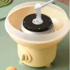 Procesory Jiqi Electric DIY Sweet Cotton Candy Maker Mini Portable Cotton Sugar Fairy Floss Marshmallow Machine Prezenty dla dzieci 110V 220V UE USA