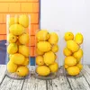 Party -Dekoration 5 PCs Simulierte dekorative POGROGRAPS Künstliche Obst -Szenen -Layout Fake Foam Realistic Model Lemons