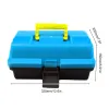 Tillbehör 3Layer Folding Fish Hook Lure Box Multipurpose förvaringsverktygslåda med handtag för lagring av hårdvara för fiskeutagling