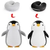 Bonecas u moldará o travesseiro de viagem de viagem Presuinho Princho de brinquedo Penguin Pachotal Pillow para crianças Office Airplane Car adulto