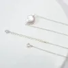 Necklaces ASHIQI Natural freshwater pearl 925 Sterling Silver Necklace 1213mm Button shape pearl Jewelry For women