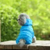 Parkas pies ubrania zimowe bluzy z bluzy dla małego psa wyściełane ciepły bawełniany strój do francuskiego buldoga chihuahua ubrania dla zwierząt domowych