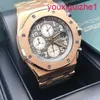 AP Female Wrist Watch Royal Oak Offshore Series 42mm Calendar Timing Red Devil Vampire Automatic Mechanical Steel Rose Gold Fashion Men's Watch 26470OR.OO.1000OR.02