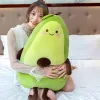 Dolls Squishy Avocado Doll Plush Toy Happy Green Fruit Plushie Peluche Down Cotton Sleeping Long Kawaii Pillow Food Appeasing Kids