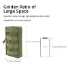 Tassen Outdoor Tactical Molle Taille Bag Oxford Army Green Military Storage Fanny Pack voor het jagen op rugzak tactische vest -bevestiging