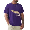 Polos masculinos Bell Albino Albino Leopard Gecko T-Shirt