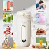 Juicers Mini frullatore di spremitura elettrica portatile 350 ml di miscelatori di frutta USB Smoothie ricaricabile per spremia