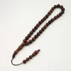 Abbigliamento tasbih uomini naturale kuka legno musulmano misbaha preghiera perle di rosario islamico perline alla moda arabo
