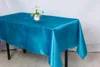 Table Cloth Square Tablecloth Wedding Banquet Spot Wholesale Decoration Satin Black