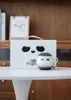 Tasses panda tasse avec couverture de bureau tasse de thé séparation d'eau en céramique domestique Cadeaux d'affaires