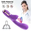 Хорошее качество 2 в 1 клиторное сосание вибрации G Spot Sex Toy для женщин Vacuum Dildo Sex Toys для женщины