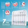 Irrigators Household Electric Oral Irrigator Super Oxygen Flusher Water Flosser for Family CleanTeeth Gum Care Desk Type Dental Flossers