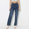 Jeans Hot Rolled Diamond Burr Edge Straight Fit Design Fashion Versatile New JEANS