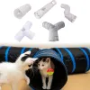 Toys Kitten Tunnel Tube Chase Pet Interactive Toy Folded with Play Ball Indoor Rabbits Kitty Exercising Cat Tunnels Playing Tent