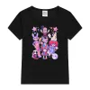 Tシャツ驚くべきデジタルサーカスTシャツの子供たちの男の子の女の子漫画ポムニトップカジュアル服春夏