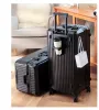 Bagaj bavul büyük kapasiteli bagaj kasası alüminyum çerçeve 24/26 inç evrensel pc seyahat valizleri tekerlekler ücretsiz gönderim