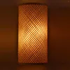 Wall Lamp Traditional Chinese Wicker Pendant Light For Smooth And Neat Look Non-toxic Wood Chandelier