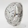 Dials Movement Automatic Watches carrtier 42mm Steel Strip London SOLO Calendar Mechanical Watch Mens W6701011