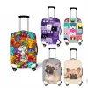 Accessories 18''32'' Trunk Case Cover Antidust French Bulldog Print Luggage Protective Dust Cover Waterproof Travel Suitcase Cover XL