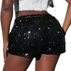 Frauen Shorts Punk Hip Pailletten Perlen Konzert Abschlussball Sexy elegante Nachtclub Bar Performance Outfits Kleidung Sommerstreetwear