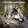 Lights 5k Action Camera Road Bike Мотоцикл -шлема камера Antive Shake Riding Bicycle Drive Рекордер со светодиодным светом Wi -Fi Sport DV