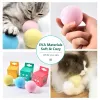 Toys Cat Toy Ball Akıllı Kedi Oyuncak Evcil Hayvan Oynamak Peluş Ball Pet Creak Malzemeleri Ürünler Kedi Oyuncak Etkileşimli Ball Evcil Hayvanlar İçin