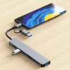 Hubs 8IN1 USB HUB 3.0 USB C HUB Dock Station 5Gbps High Speed Transmission USB Splitter Type C to USB PD5W Adapter For Macbook Pro