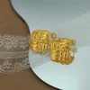 Aretas 2024 Boucles d'oreilles bijoux 2023 PVD 18K Gold plaqué acier inoxydable hypoallergénique texture non ternissante