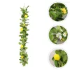 Garland de bengala de flores decorativas para a porta da frente Welcome Decorate Silk Flower Artificial Hanging