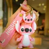 PVC Anime Coux de voiture Decoration Decoration Keychain Toy dessin animé Couxage Couxage caoutchouc 3D